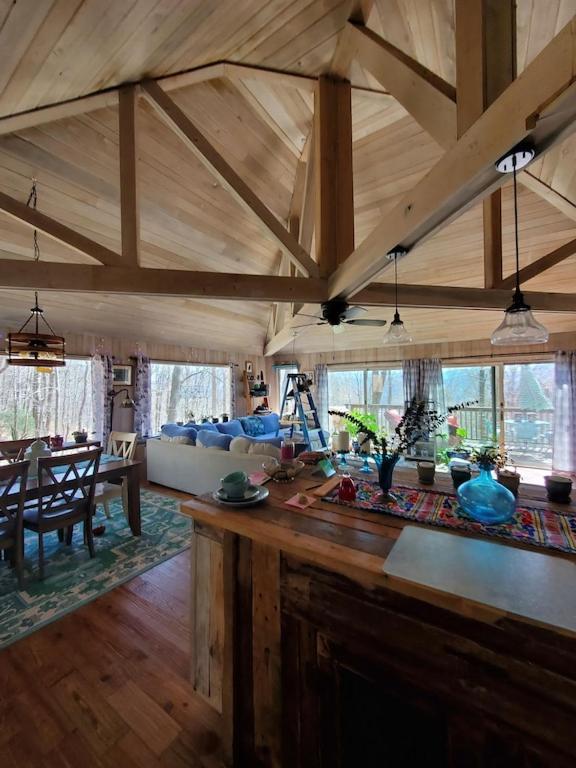 BurnsvilleTreehouse Cathedral In Blue Ridge Mountains, Nc别墅 外观 照片